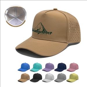 Breathable Polyester Perforated Baseball Cap